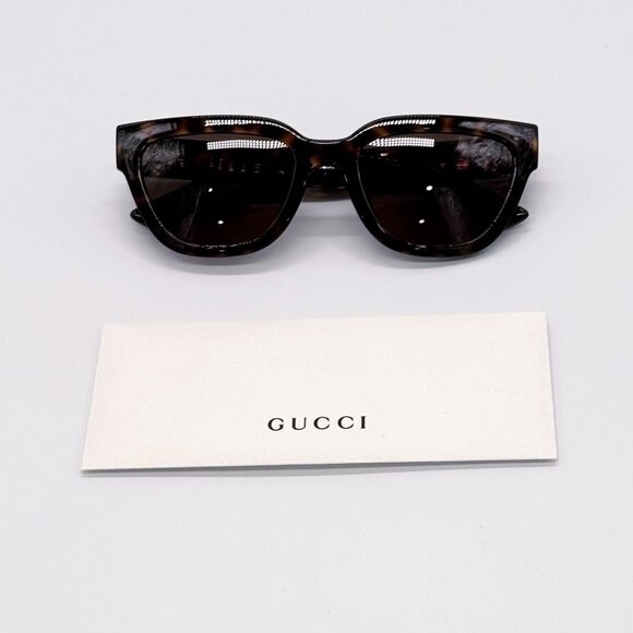 NEW GUCCI GG1578S 002 CAT EYE HAVANA BROWN WOMEN SUNGLASSES GUCCI